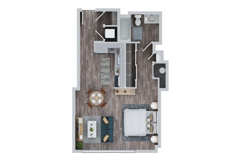 Unit A Studio at The Gramax, Silver Spring